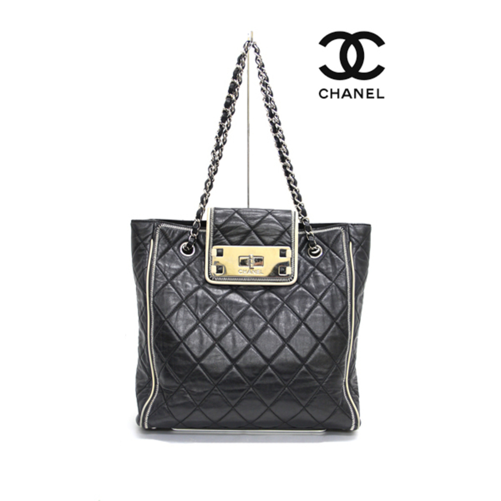 Chanel West Bag Shoulder Black East Chain